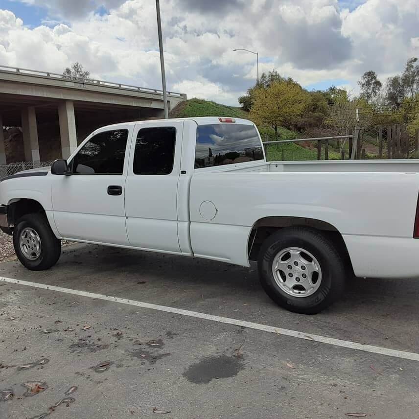 White truck sent it at tint Plus Auto Glass in Hanford